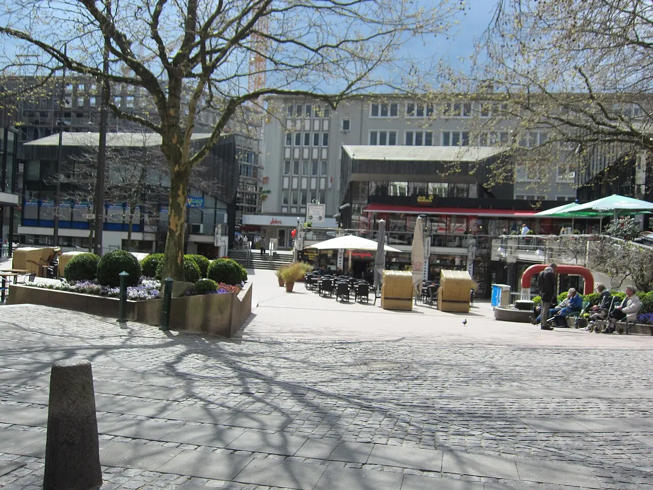 Alter Markt mit Nikolaikirche in Kiel