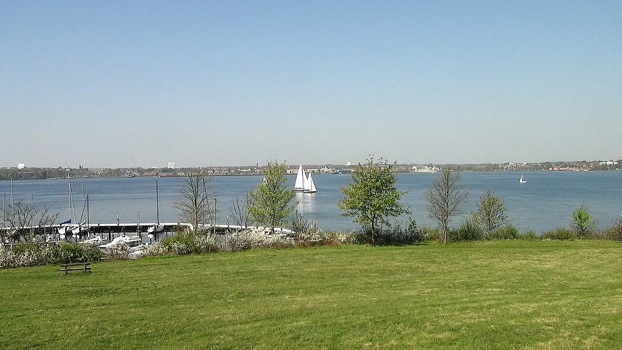 Segelboot auf der Kieler Förde
